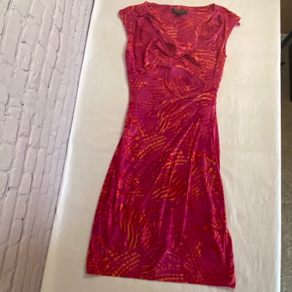 Lauren By Ralph Lauren Jersey Cowl Neck Dress - Picture 6 of 14